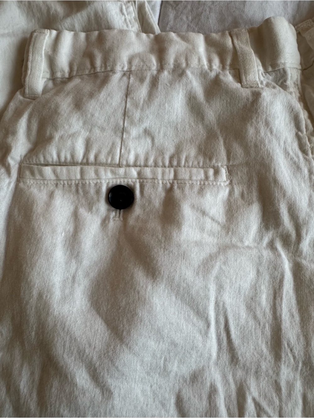 H&M Men's Chino Pants - Off-White Cream - Picture 7 of 8